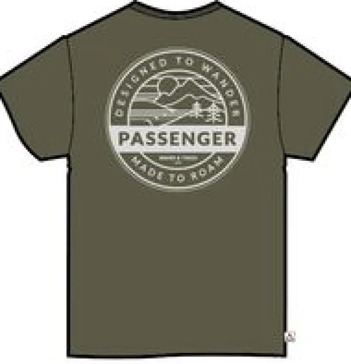 T-Shirts & Tank Tops|T-Shirts & Tank Tops|Passenger Odyssey Recycled Cotton T-Shirt - Khaki Green KhakiGreen