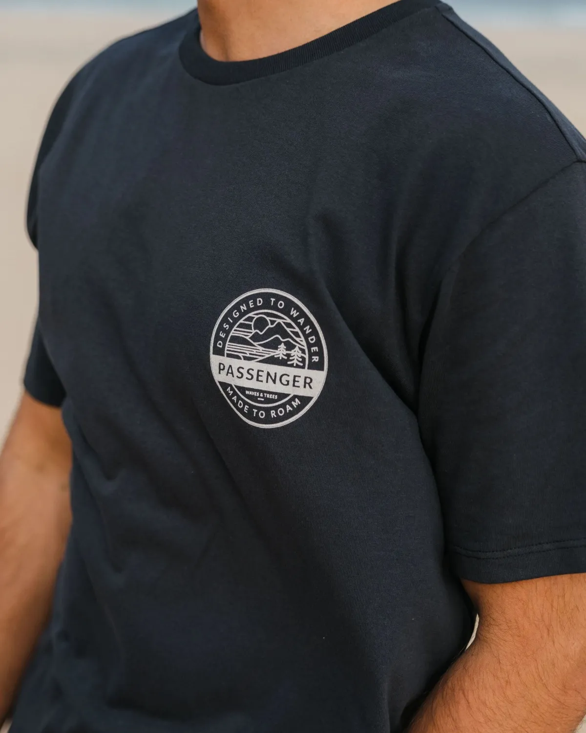 T-Shirts & Tank Tops|T-Shirts & Tank Tops|Passenger Odyssey Recycled Cotton T-Shirt - Black