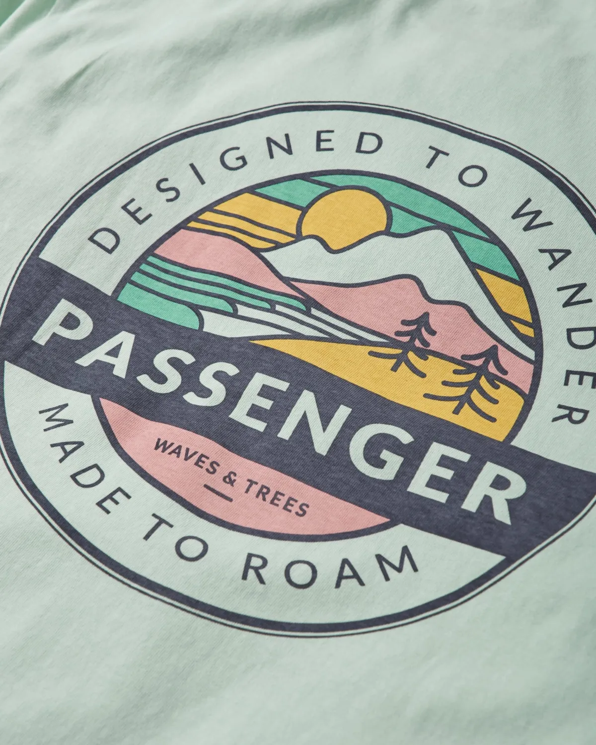 T-Shirts & Tank Tops|T-Shirts & Tank Tops|Passenger Odyssey Recycled Cotton T-Shirt - Surf Spray SurfSpray