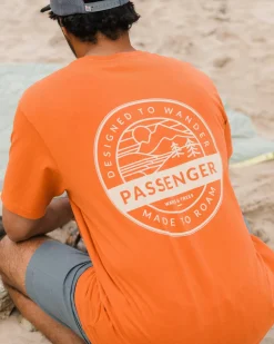 T-Shirts & Tank Tops|T-Shirts & Tank Tops|Passenger Odyssey Recycled Cotton T-Shirt - Burnt Orange BurntOrange