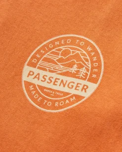 T-Shirts & Tank Tops|T-Shirts & Tank Tops|Passenger Odyssey Recycled Cotton T-Shirt - Burnt Orange BurntOrange