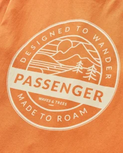 T-Shirts & Tank Tops|T-Shirts & Tank Tops|Passenger Odyssey Recycled Cotton T-Shirt - Burnt Orange BurntOrange