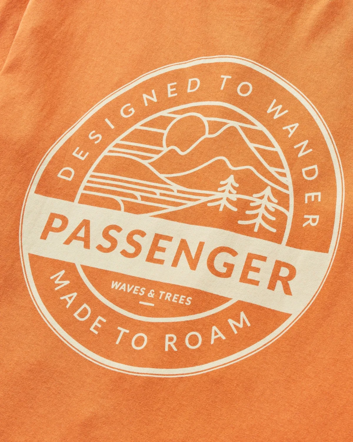 T-Shirts & Tank Tops|T-Shirts & Tank Tops|Passenger Odyssey Recycled Cotton T-Shirt - Burnt Orange BurntOrange