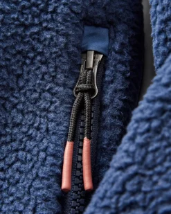 Fleece|Fleece|Passenger Offgrid 2.0 Half Zip Recycled Sherpa Fleece - Rich Navy RichNavy