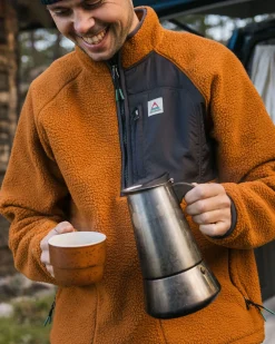 Fleece|Fleece|Passenger Offgrid 2.0 Half Zip Recycled Sherpa Fleece - Glazed Ginger GlazedGinger