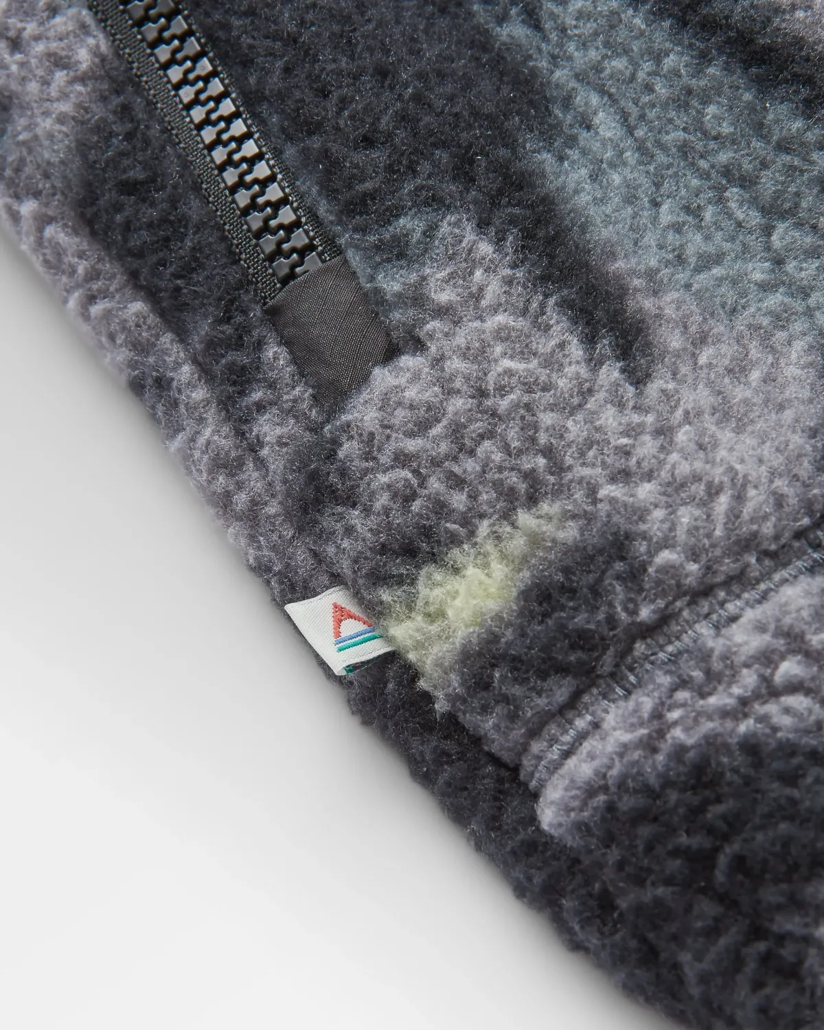 Fleece|Fleece|Passenger Offgrid 2.0 Half Zip Recycled Sherpa Fleece - Abstract Mountain Charcoal AbstractMountainCharcoal