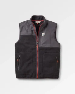 Fleece|Fleece|Passenger Offgrid Recycled Sherpa Fleece Vest - Black