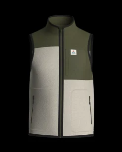 Fleece|Fleece|Passenger Offgrid Recycled Sherpa Fleece Vest - Oatmeal/Khaki Oatmeal/Khaki