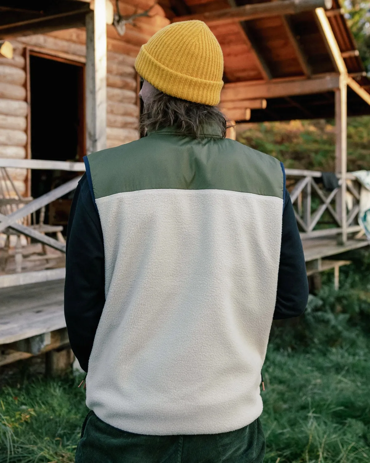 Fleece|Fleece|Passenger Offgrid Recycled Sherpa Fleece Vest - Oatmeal/Khaki Oatmeal/Khaki
