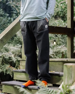 Pants|Passenger Offgrid Recycled Sherpa Fleece Jogger - Black