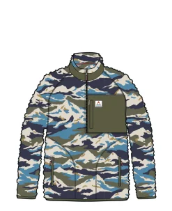 Fleece|Fleece|Passenger Offroad Recycled Sherpa Half Zip Fleece - Mount Scenic Khaki Green MountScenicKhakiGreen