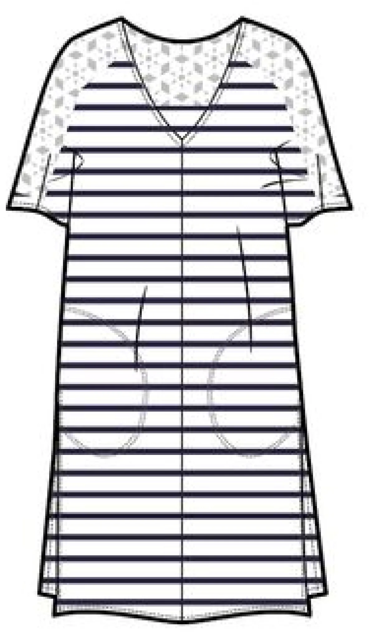 Dresses|T-Shirts & Tank Tops|Passenger Olive Oversized Recycled Cotton T-Shirt Dress - Navy Stripe NavyStripe