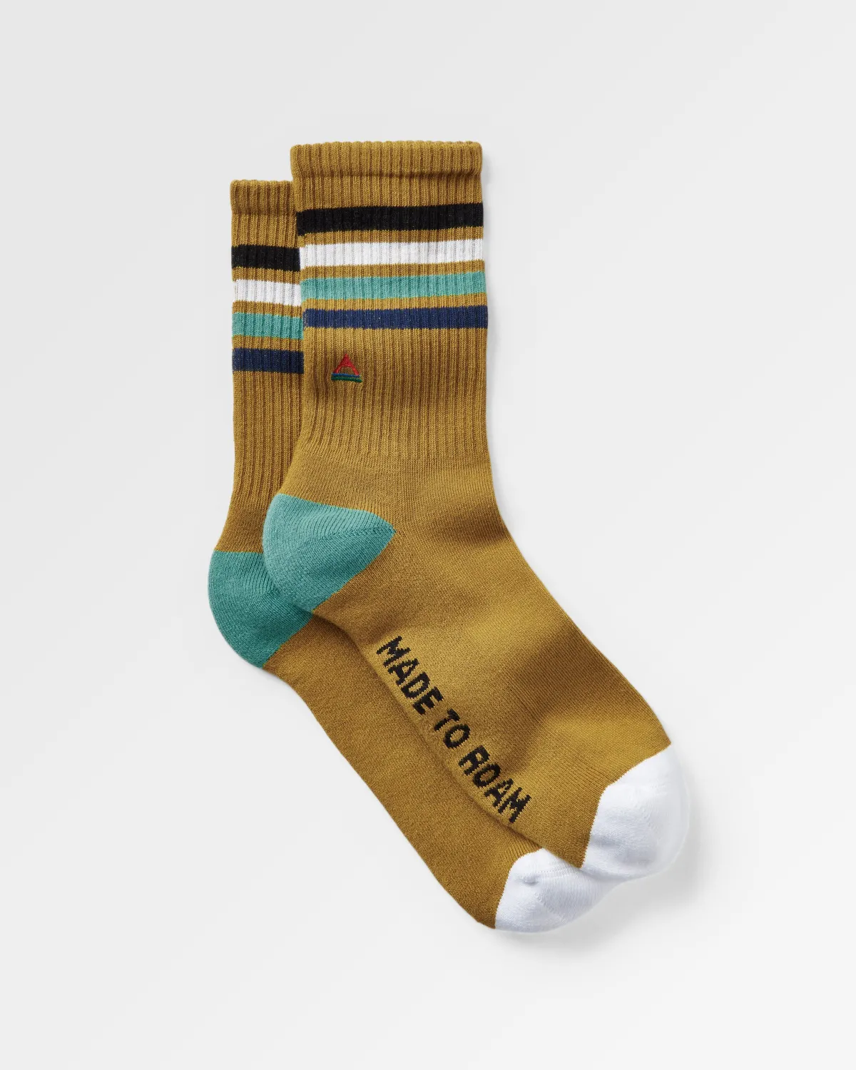 Surf Accessories|Surf Accessories|Passenger Organic Midweight Crew Socks - Mustard Yellow MustardYellow