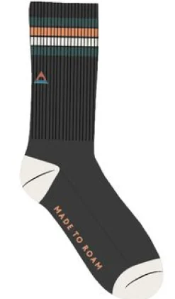 Socks|Passenger Organic Midweight Crew Socks - Charcoal