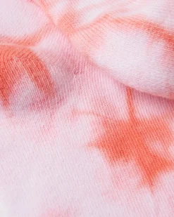 Surf Accessories|Socks|Passenger Organic Mid-weight Crew Socks - Tie Dye Shell Pink TieDyeShellPink