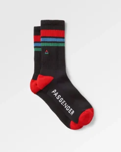 Socks|Passenger Organic Midweight Crew Socks - Black