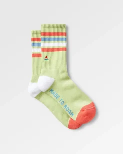 Surf Accessories|Socks|Passenger Organic Mid-weight Crew Socks - Green Fig GreenFig