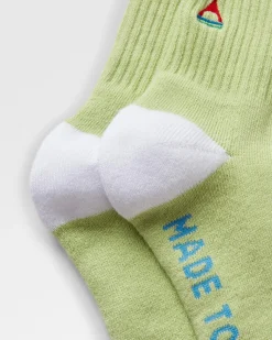 Surf Accessories|Socks|Passenger Organic Mid-weight Crew Socks - Green Fig GreenFig