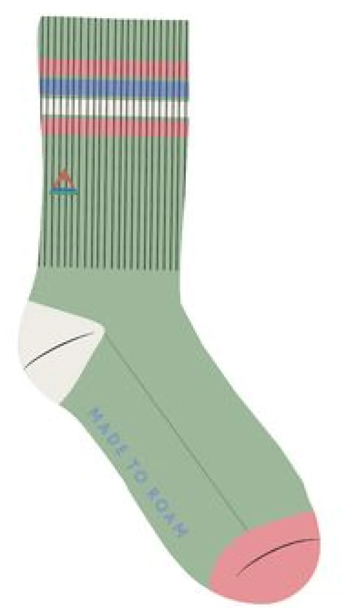 Surf Accessories|Socks|Passenger Organic Mid-weight Crew Socks - Green Fig GreenFig