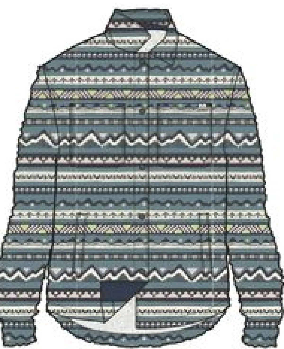 Fleece|Fleece|Passenger Orion Recycled Polar Fleece Long Sleeve Shirt - Mountain Geo Arctic MountainGeoArctic