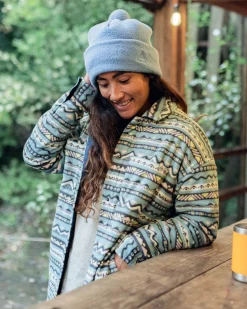 Fleece|Fleece|Passenger Orion Recycled Polar Fleece Long Sleeve Shirt - Mountain Geo Arctic MountainGeoArctic