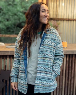 Fleece|Fleece|Passenger Orion Recycled Polar Fleece Long Sleeve Shirt - Mountain Geo Arctic MountainGeoArctic