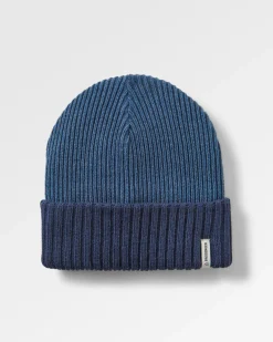 Beanies|Beanies|Passenger Outlook Recycled Beanie - Rich Navy/Dark Denim RichNavy/DarkDenim