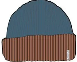 Beanies|Beanies|Passenger Outlook Recycled Beanie - Baked Clay/Blue Steel BakedClay/BlueSteel