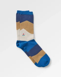 Socks|Passenger Panorama Organic Midweight Crew Socks - Scenic Toffee ScenicToffee