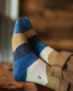Socks|Passenger Panorama Organic Midweight Crew Socks - Scenic Toffee ScenicToffee