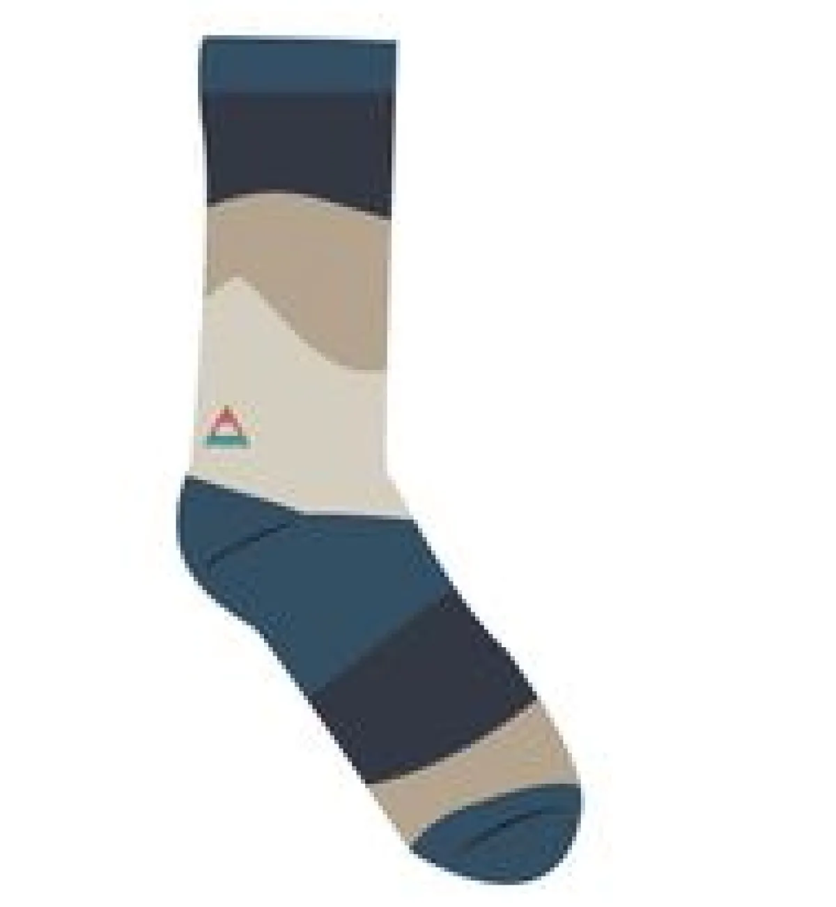 Socks|Passenger Panorama Organic Midweight Crew Socks - Scenic Toffee ScenicToffee