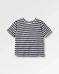 T-Shirts & Tank Tops|Tops & T-Shirts|Passenger Panorama Recycled Cotton T-Shirt - Deep Navy DeepNavy
