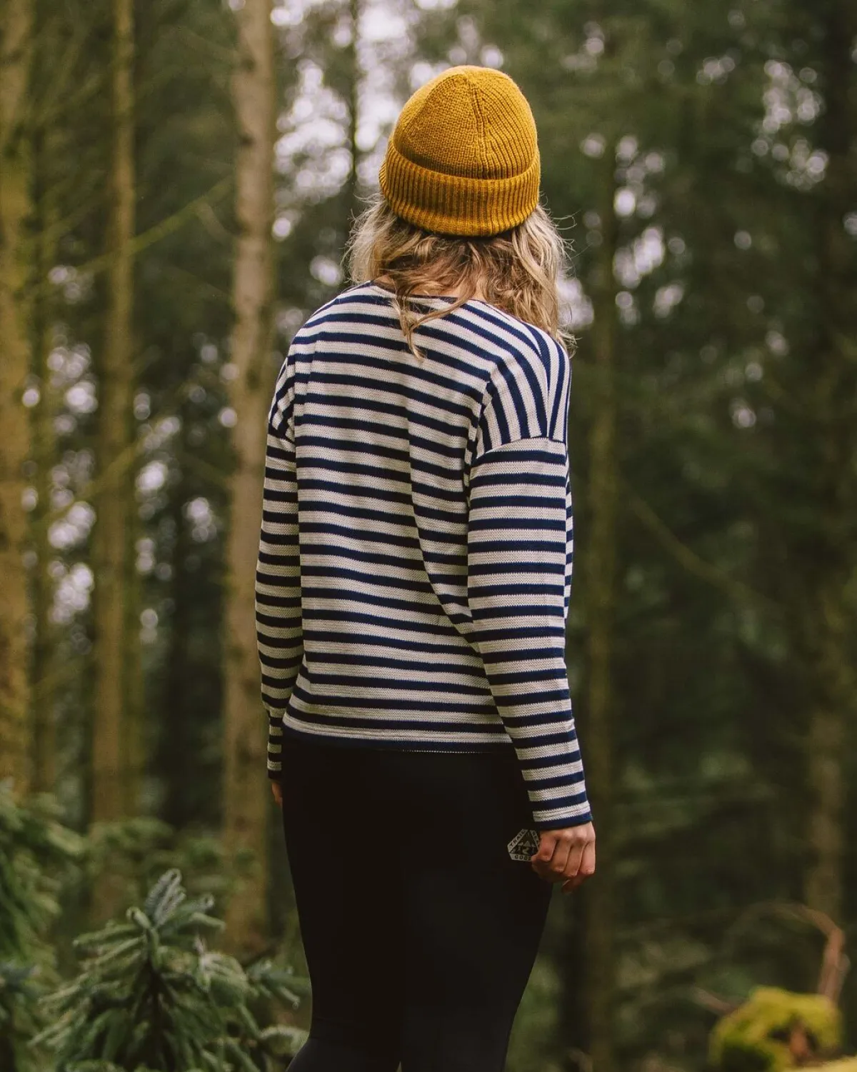 Tops & T-Shirts|Passenger Panorama Striped Long Sleeve T-Shirt - Deep Navy DeepNavy