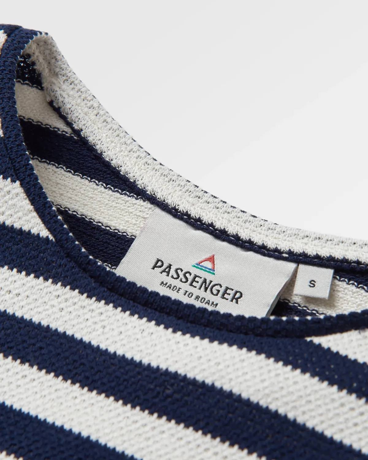 Tops & T-Shirts|Passenger Panorama Striped Long Sleeve T-Shirt - Deep Navy DeepNavy