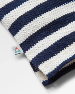Tops & T-Shirts|Passenger Panorama Striped Long Sleeve T-Shirt - Deep Navy DeepNavy