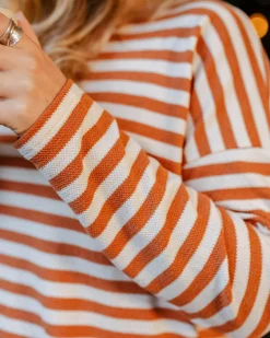Tops & T-Shirts|Passenger Panorama Striped Long Sleeve T-Shirt - Glazed Ginger GlazedGinger