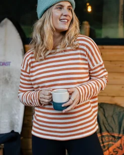 Tops & T-Shirts|Passenger Panorama Striped Long Sleeve T-Shirt - Glazed Ginger GlazedGinger