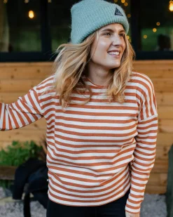 Tops & T-Shirts|Passenger Panorama Striped Long Sleeve T-Shirt - Glazed Ginger GlazedGinger