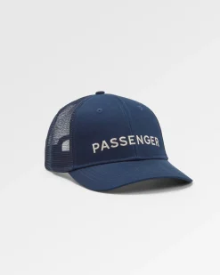 Caps & Hats|Caps & Hats|Passenger Recycled Cotton Trucker Hat - Rich Navy RichNavy
