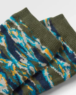 Socks|Passenger Peak Organic Midweight Crew Socks - Khaki Green KhakiGreen
