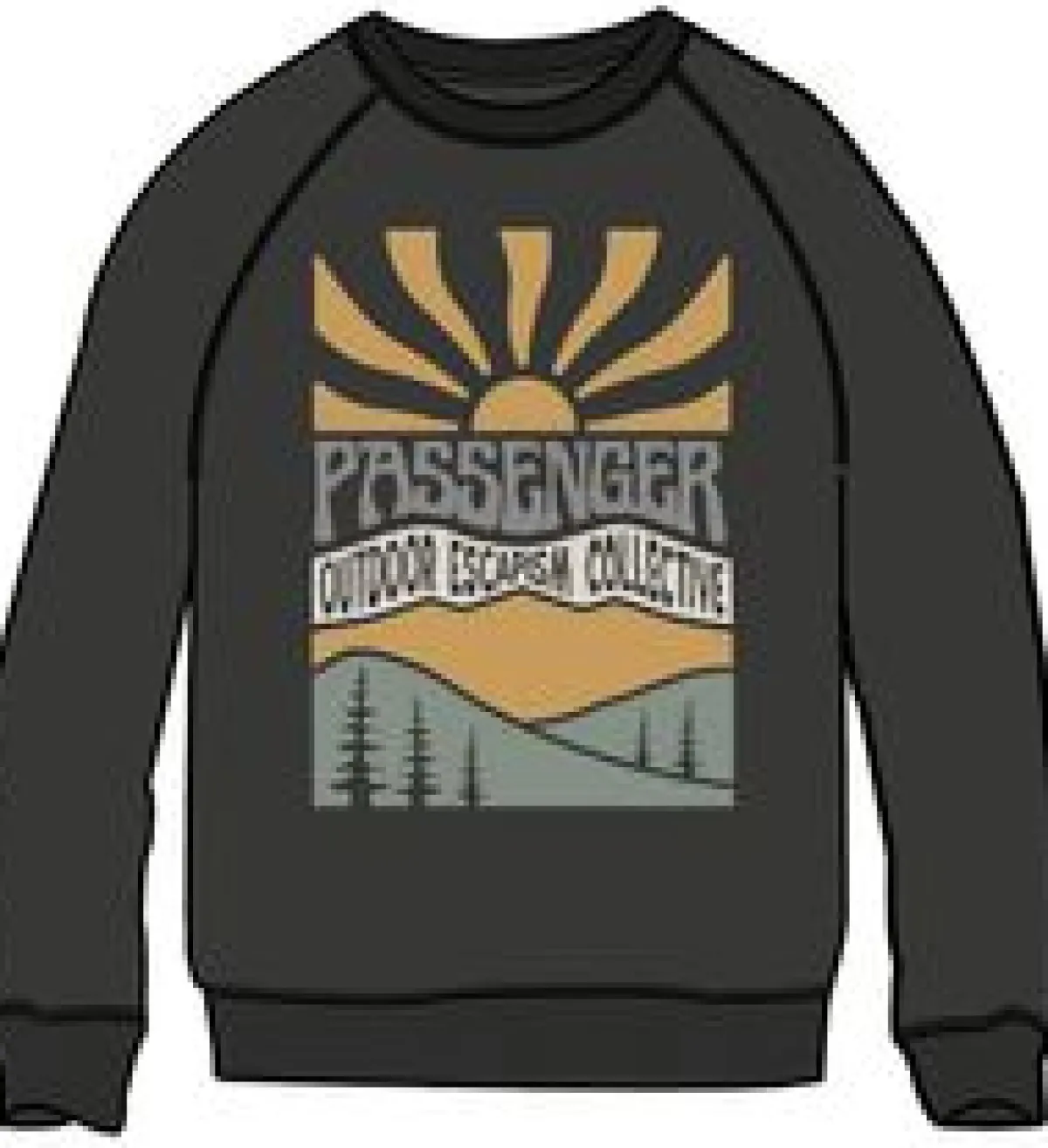 Sweatshirts|Passenger Perfect Days Long Sleeve Sweatshirt - Charcoal