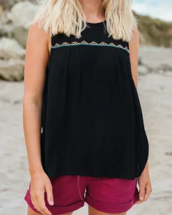 Tank Tops|Passenger Petal Tank Top - Black