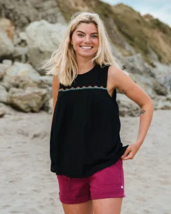 Tank Tops|Passenger Petal Tank Top - Black