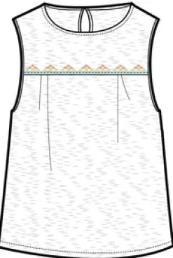 Tank Tops|Passenger Petal Tank Top - White