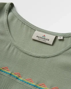 Tops & T-Shirts|Tank Tops|Passenger Petal Top - Pistachio