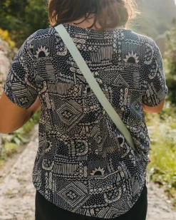 Tank Tops|Tops & T-Shirts|Passenger Petal Top - Vintage Patchwork Navy VintagePatchworkNavy