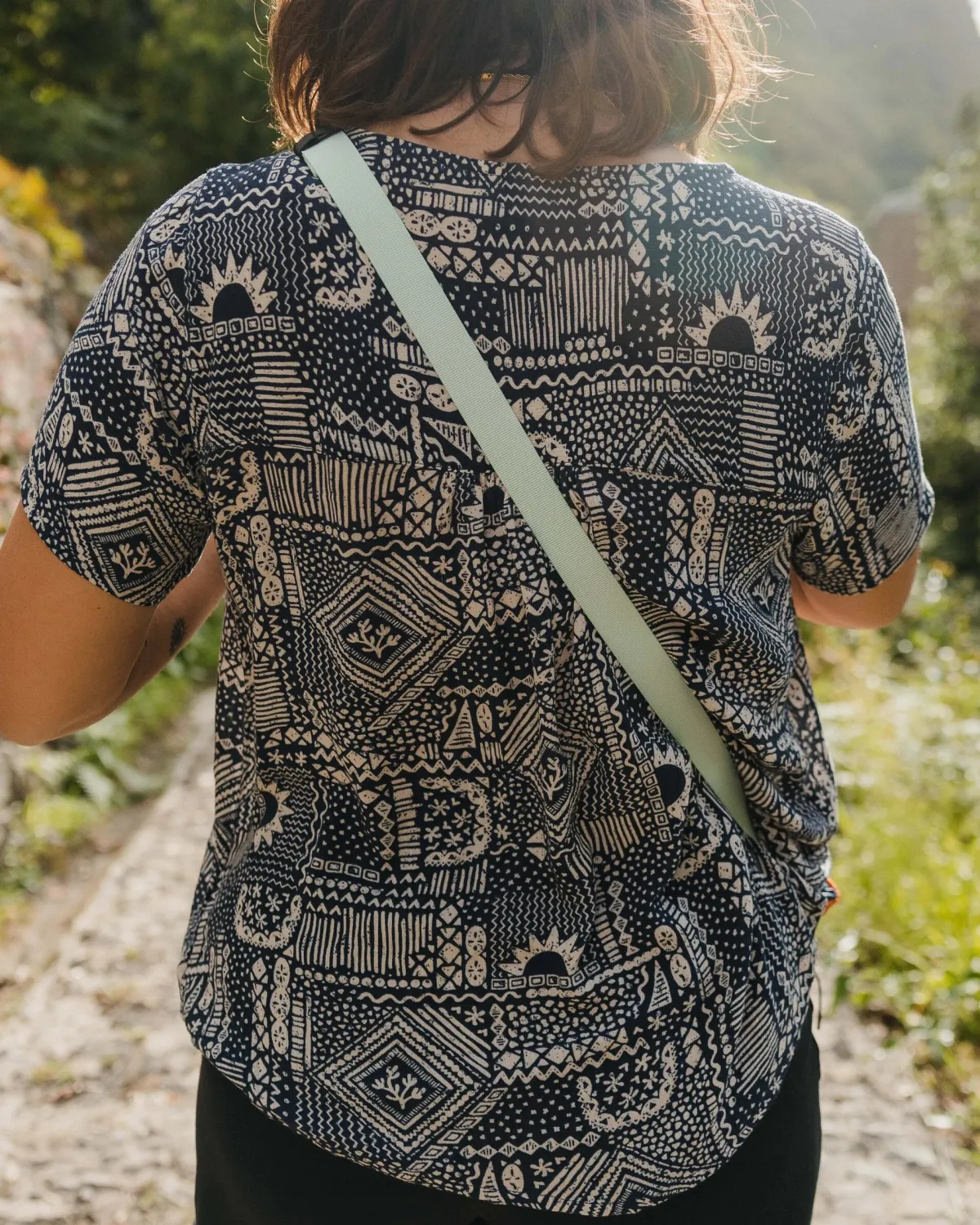 Tank Tops|Tops & T-Shirts|Passenger Petal Top - Vintage Patchwork Navy VintagePatchworkNavy