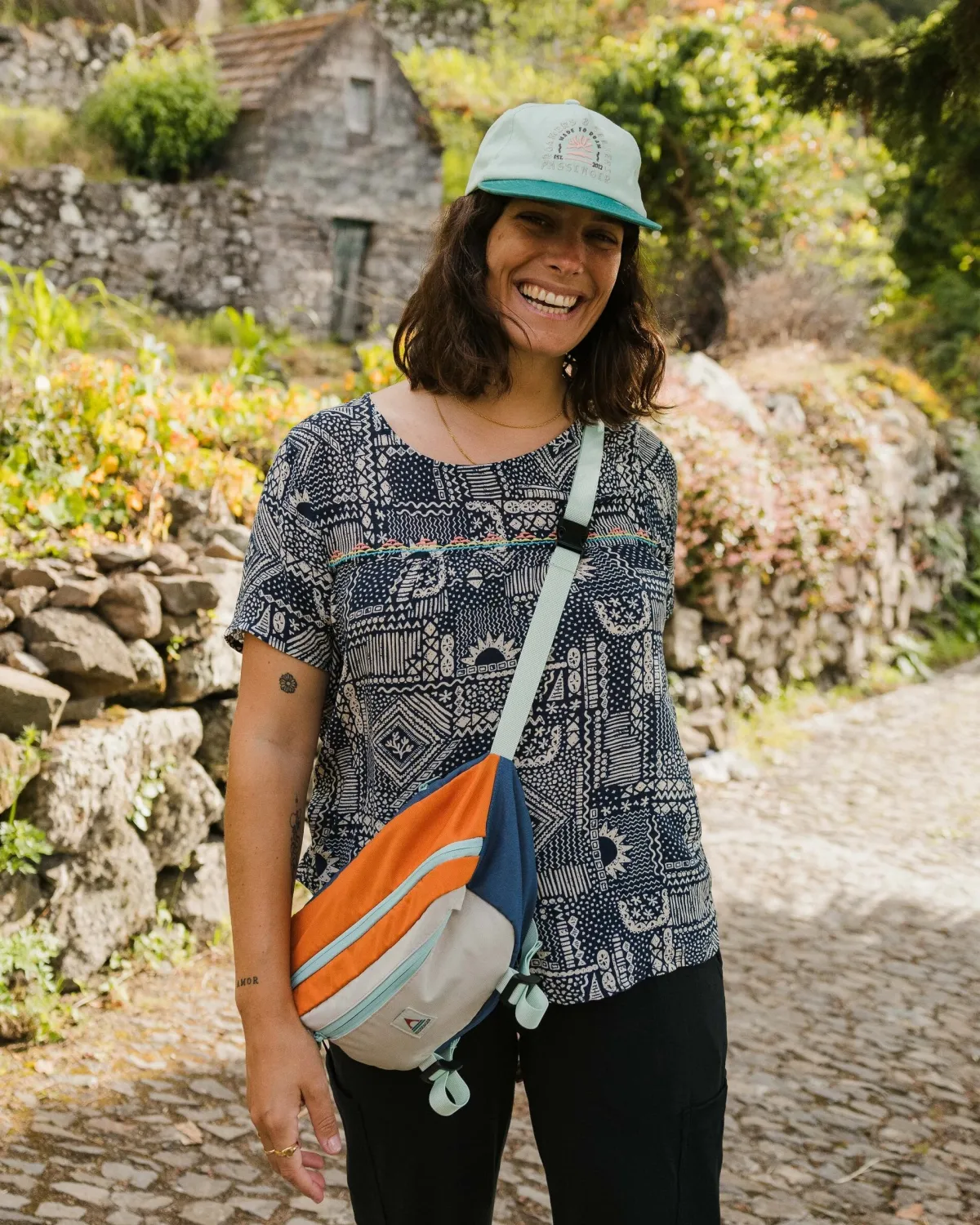 Tank Tops|Tops & T-Shirts|Passenger Petal Top - Vintage Patchwork Navy VintagePatchworkNavy