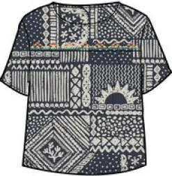 Tank Tops|Tops & T-Shirts|Passenger Petal Top - Vintage Patchwork Navy VintagePatchworkNavy