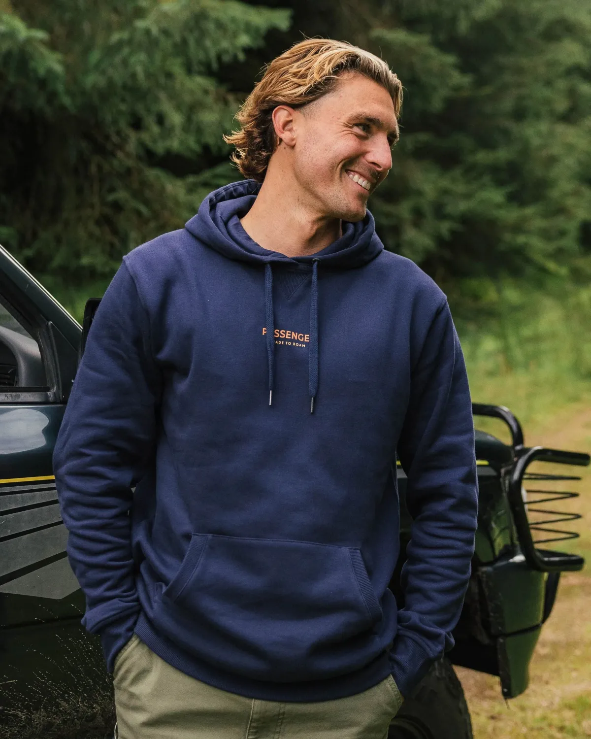 Hoodies & Sweatshirts|Passenger Phoenix Organic Cotton Hoodie - Deep Navy DeepNavy